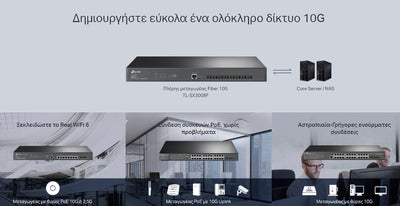 TP-LINK L2+ managed switch TL-SX3008F, 8-Ports 10Gbps SFP+, Ver. 1.0