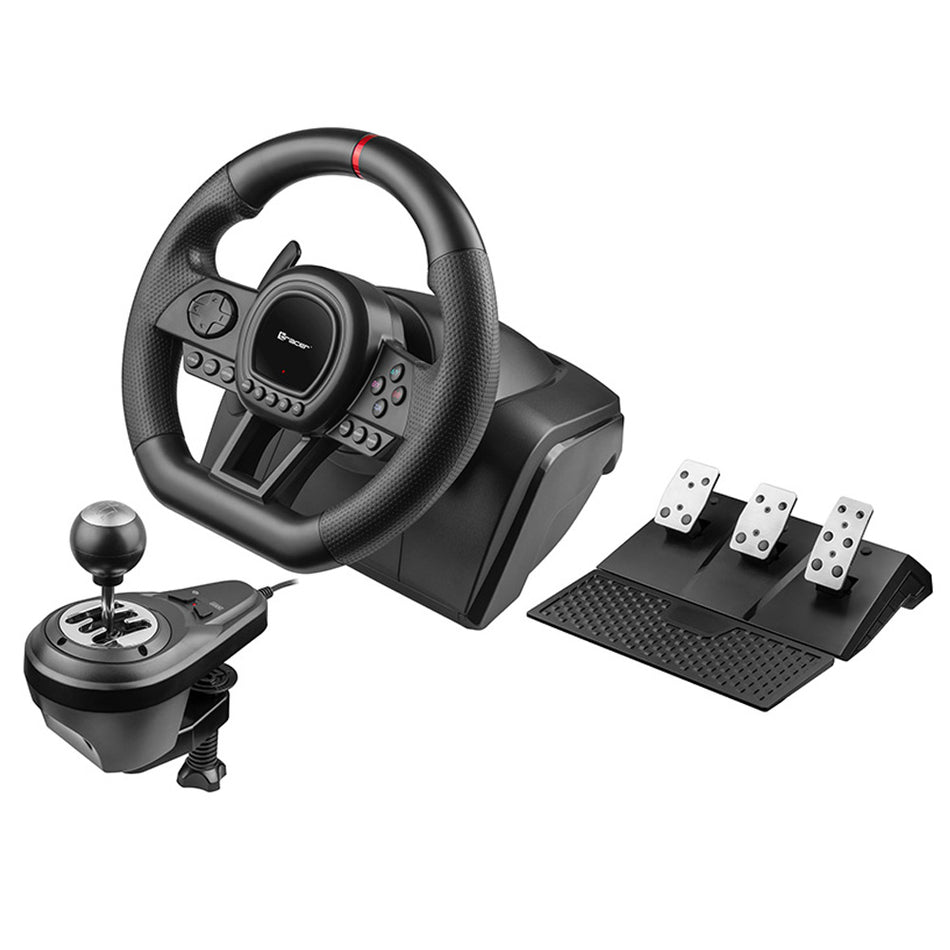 Tracer Simracer Manual Gearbox 6 In 1 Steering Wheel (Pc/Ps4/Ps3/Xone/X360/Switch)