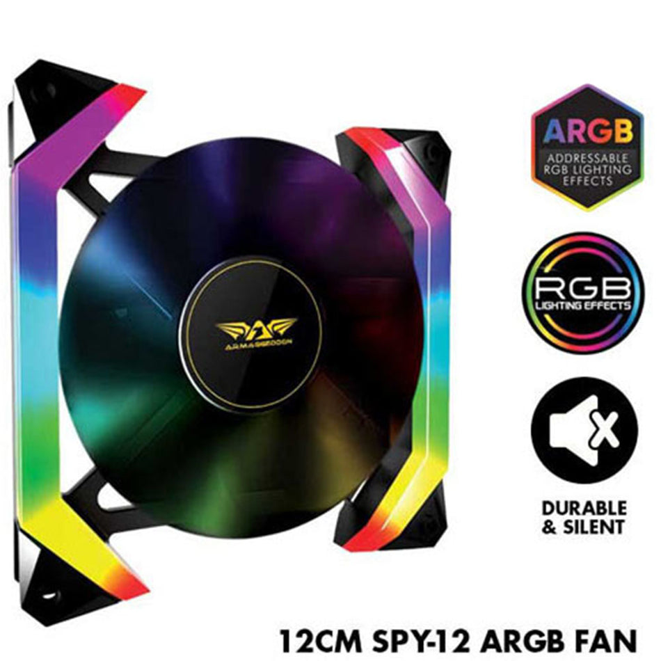 Armaggeddon Pc Cooling Fan Argb Tx Spy 12