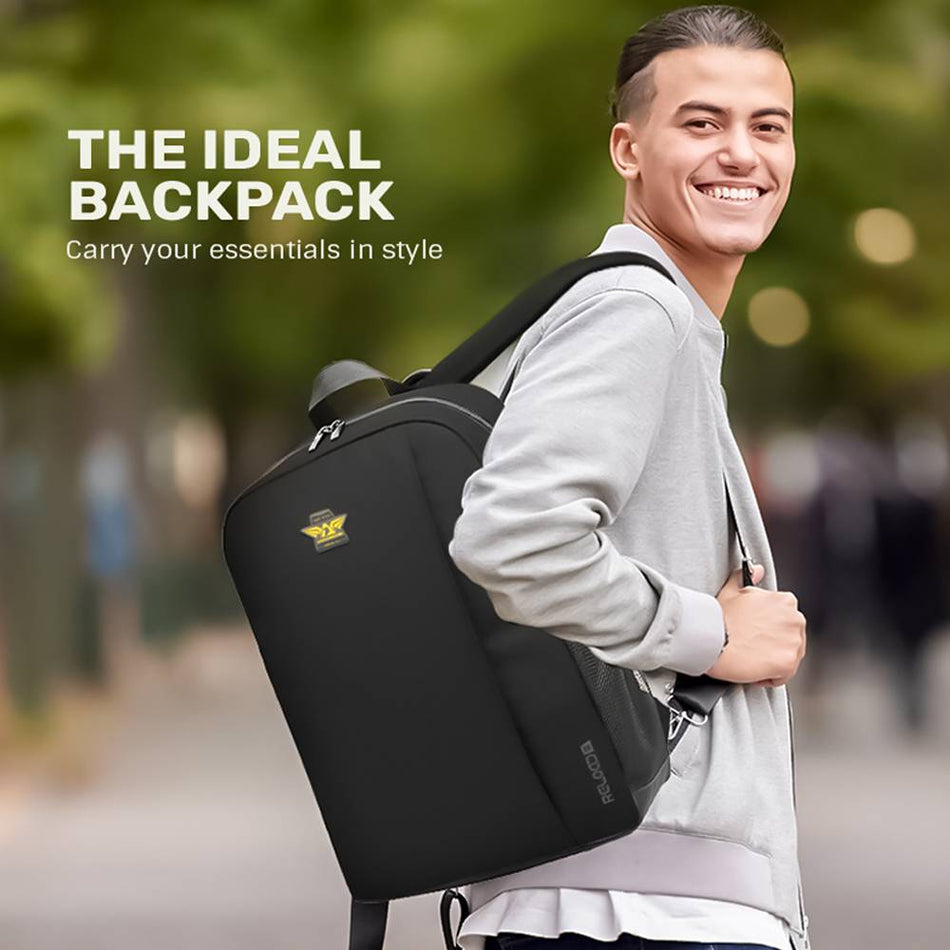 Armaggeddon 15.6 Laptop Eco Backpack Grey Black