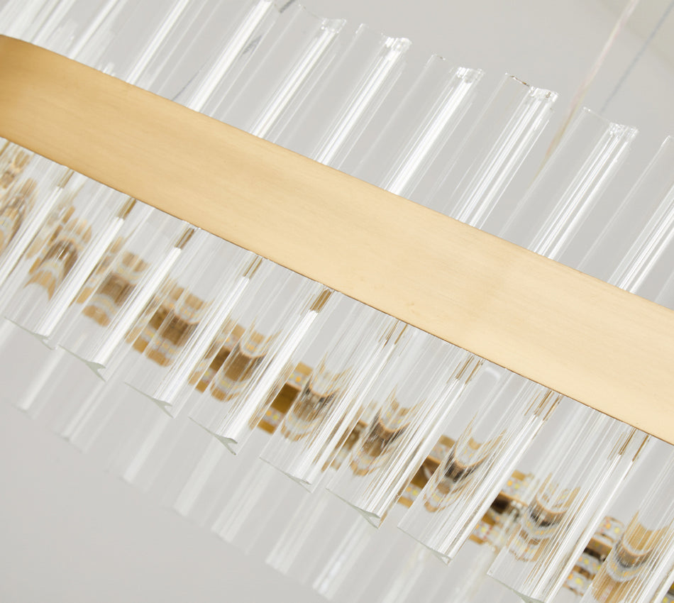 M6612-800R TORRENT BRUSHED GOLD PENDANT 1B3