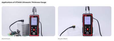 UNI-T ψηφιακός μετρητής πάχους υπερήχων UT345A, 2000mAh, mm/in