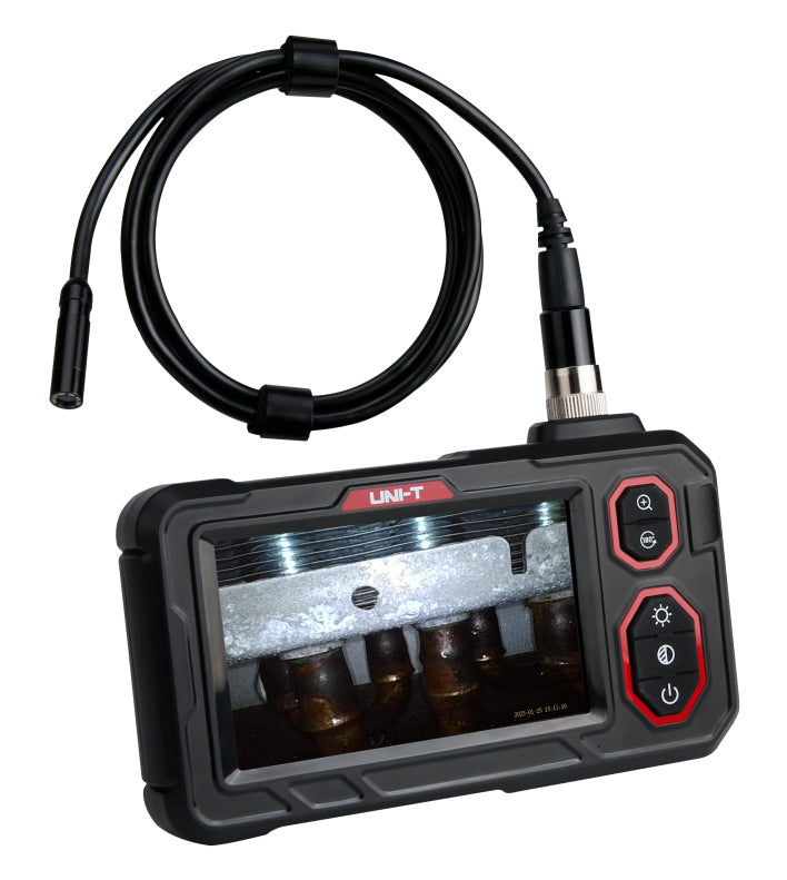 UNI-T ενδοσκοπική κάμερα UT667 με οθόνη απεικόνισης, LED, 1m, IP67