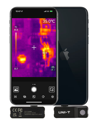 UNI-T συσκευή θερμικής απεικόνισης UTi120MS για iPhone, έως 400 °C