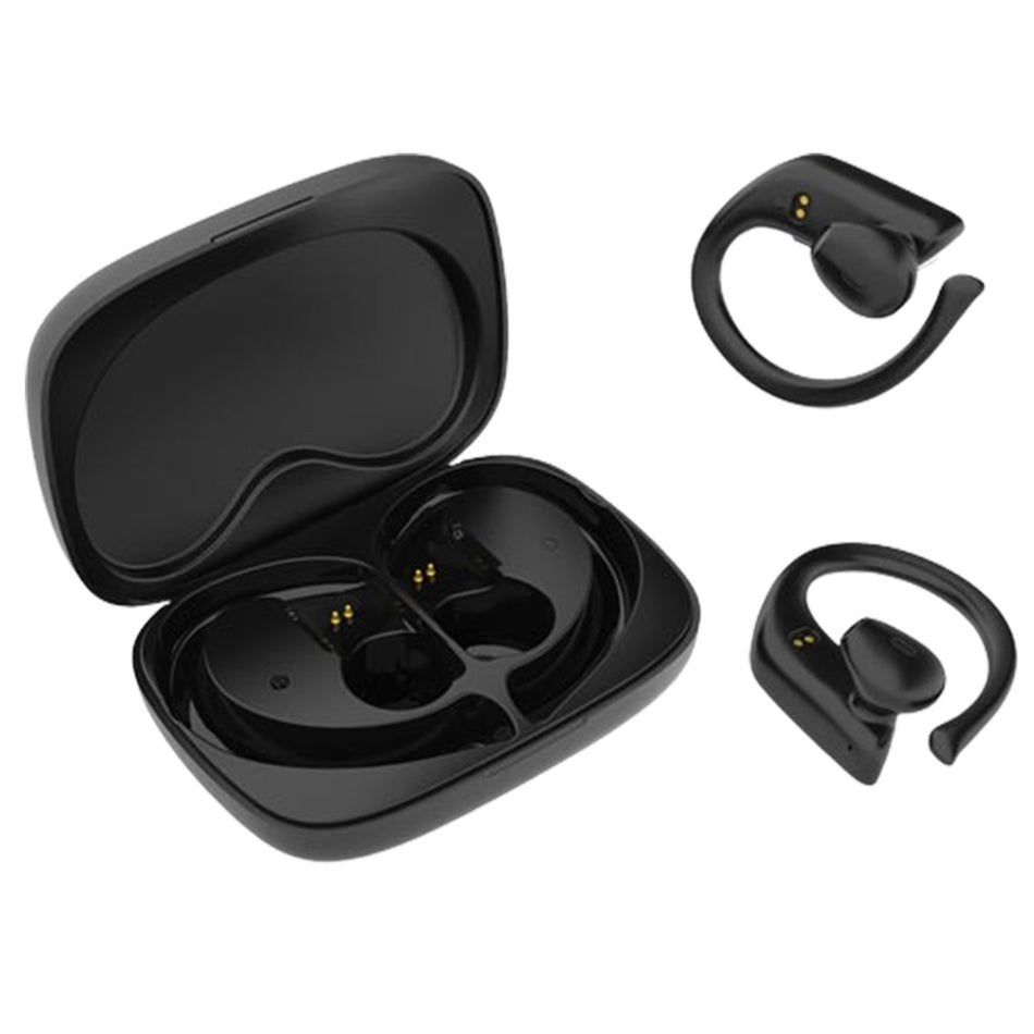Lamtech Bluetooth 5.0 Sport Tws Earphones With Charging Dock Black