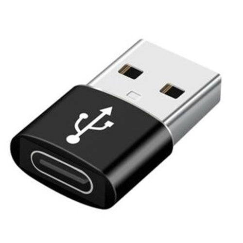 Cablexpert Usb Am To Type C Female Adapter Black