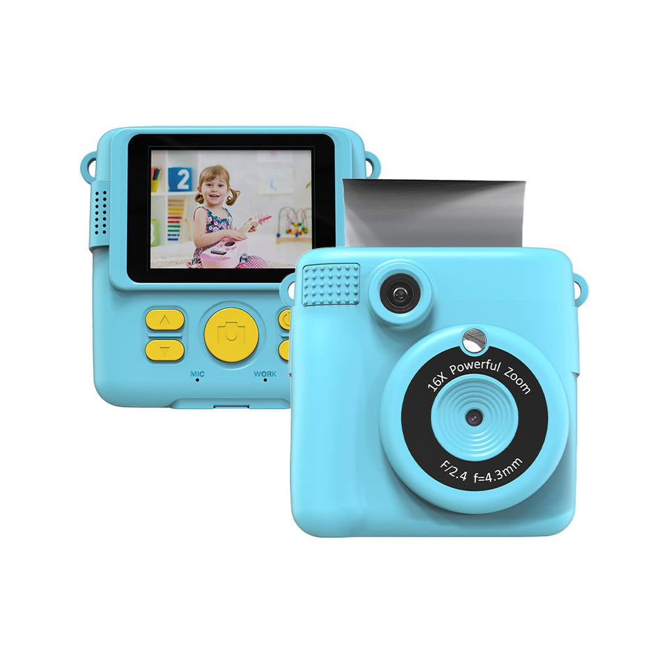 Lamtech Kid Instant Camera With Flash Blue