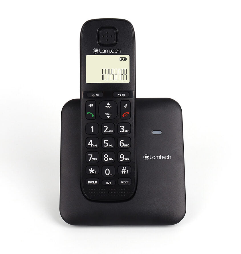 Lamtech Cordless Phone System Black