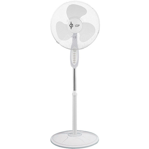 Lgp Round Base Stand Fan 16' 40 Cm 45 W With Timer White