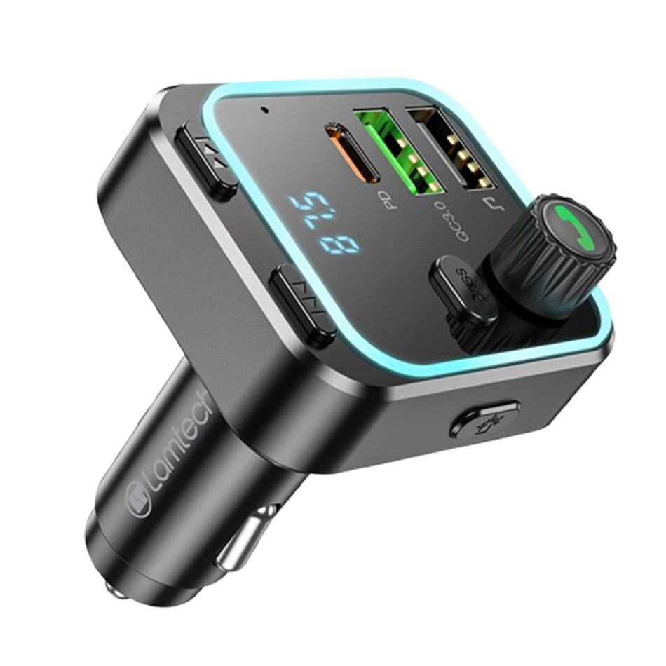 Lamtech Rgb Bt5.0 Fm Transmitter Qc3.0 Pd20 W