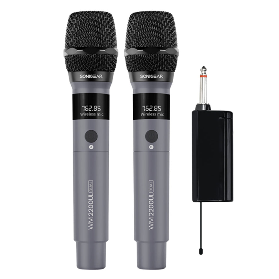 Sonicgear Dual 2.4 G Wireless Led Microphone Wm 2200 Ul Grigio