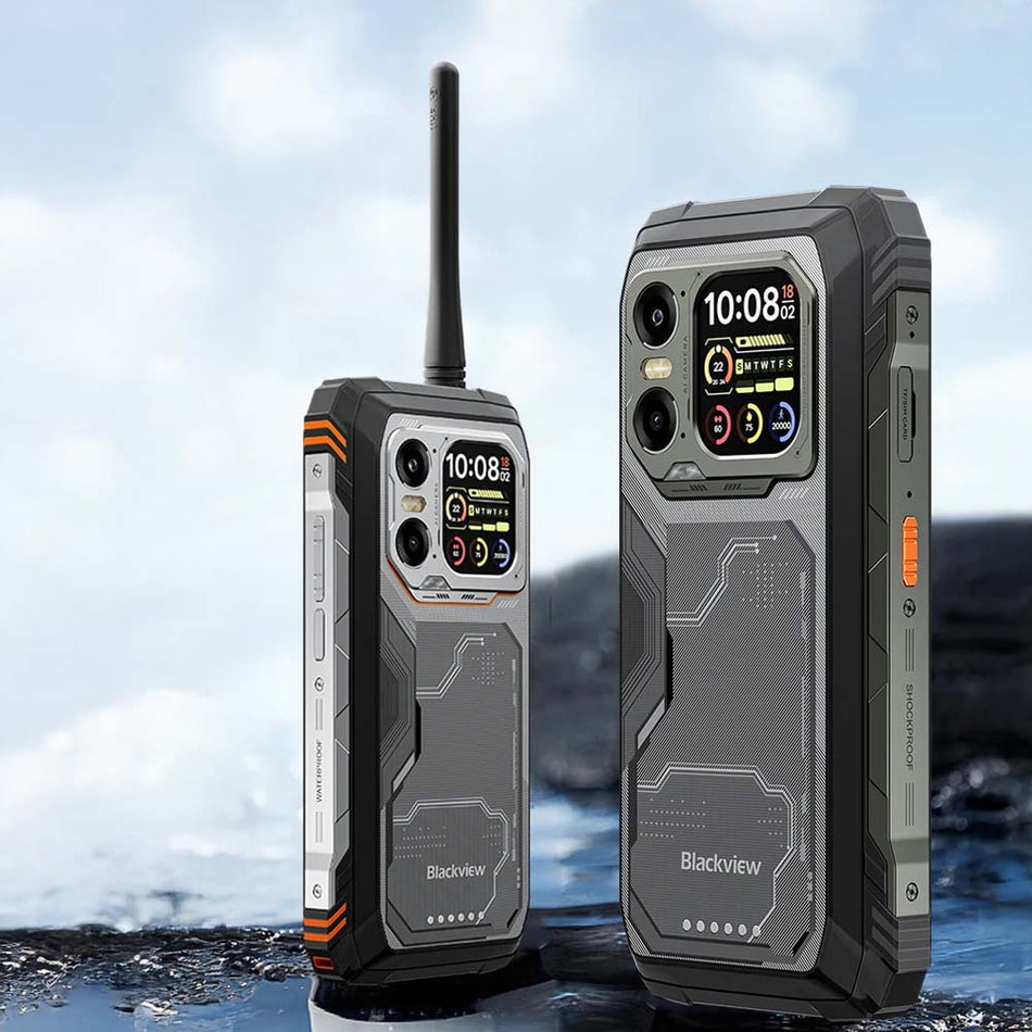 BLACKVIEW 5G WALKIE TALKIE RUGGED SMARTPHONE (16GB+512GB) NFC BLACK
