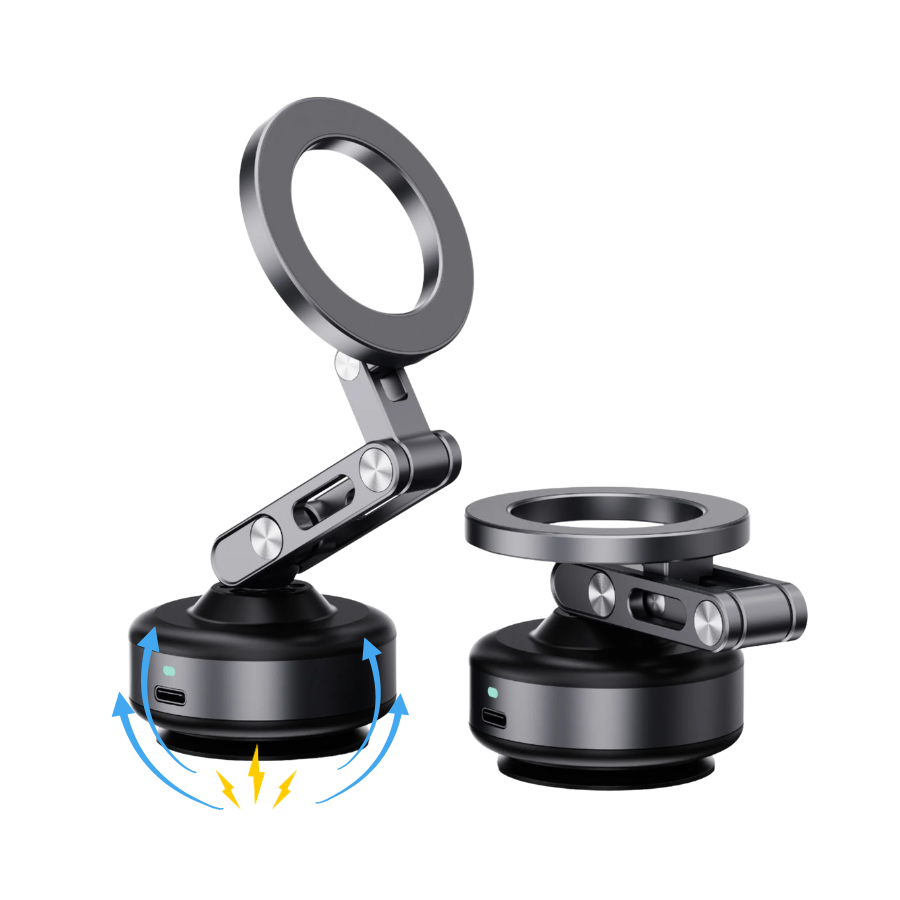 Boneruy X93 Μαγνητική Βάση Κινητών 360° Με Ηλεκτρική Βεντούζα & Διπλή Επιφάνεια Αναρρόφησης