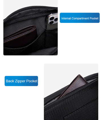 ARCTIC HUNTER τσάντα μέσης Y00557, 3L, μαύρη