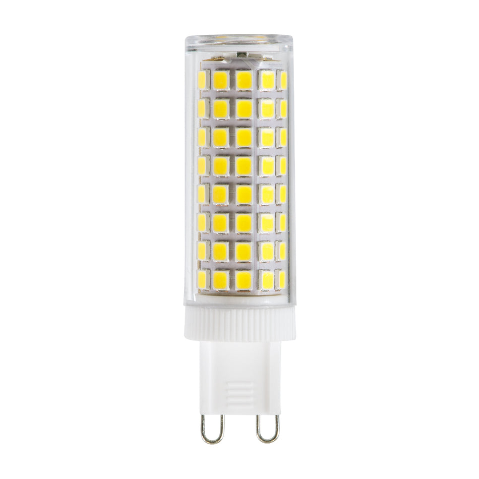 GLOBOSTAR® TUBΙTO 60384 Λάμπα G9 68mm LED 6W 876lm 360° AC 220-240V IP20 Ψυχρό Λευκό 6000K - Lumileds SMD Chip - Μ1.8 x Π1.8 x Υ6.8cm - 3 Χρόνια Εγγύηση
