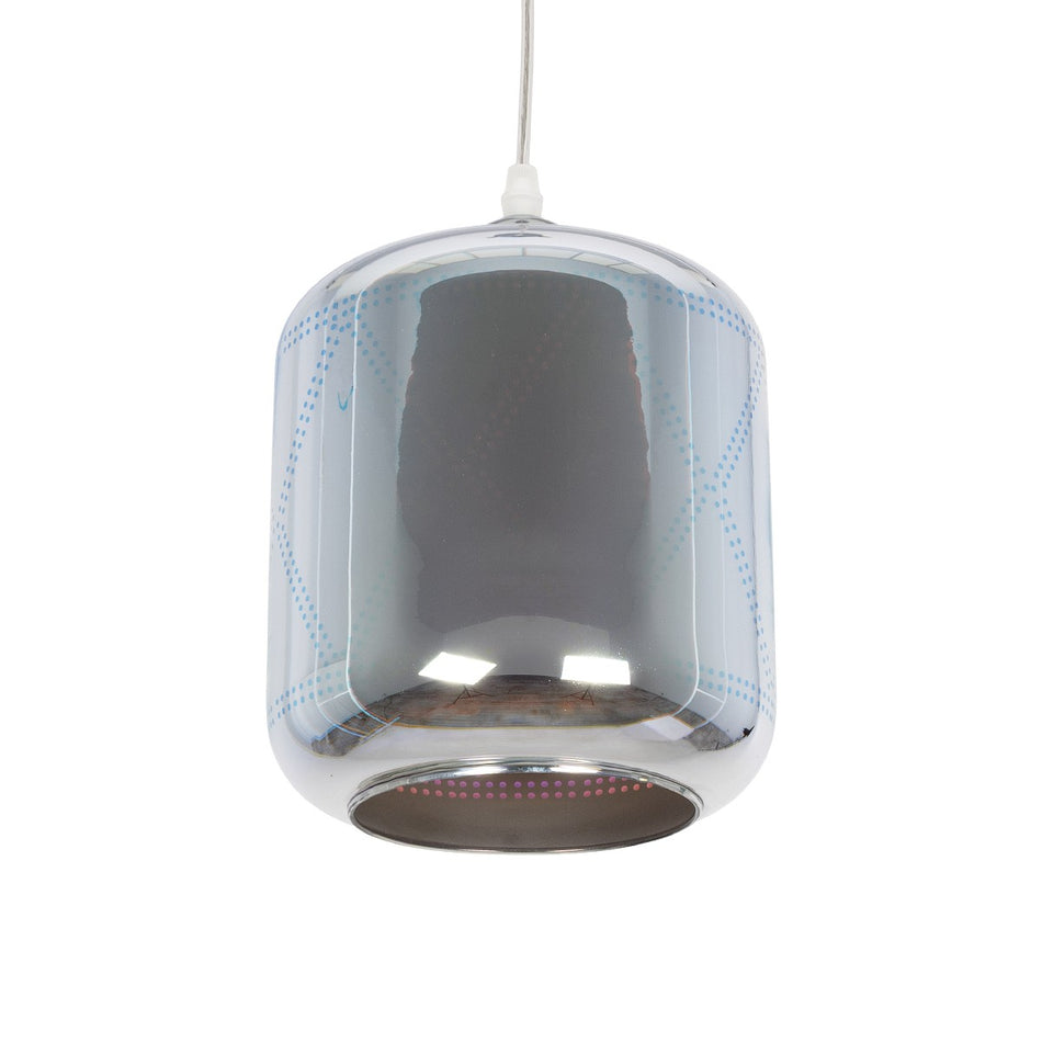 NEPTUNE 999-0149 Μοντέρνο Κρεμαστό Φωτιστικό Οροφής με Ντουί 1 x E27 AC 220-240V IP20 - Πολύχρωμο - Μ18 x Π18 x Υ25cm