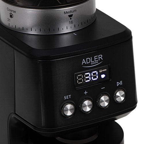 Adler Burr Coffee Grinder 180 W Black