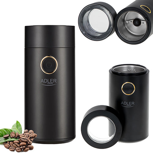 Adler Coffee Mill 150 W Black/Gold