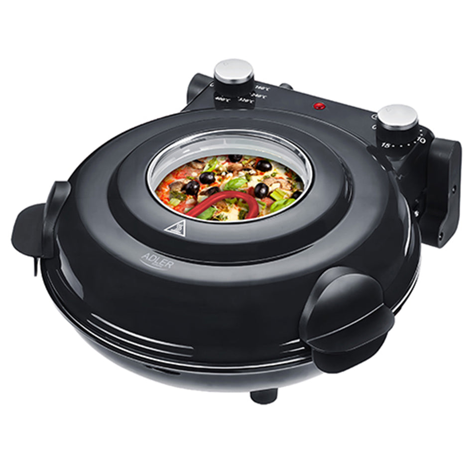 Adler Electric Pizza Oven 1200 W Black