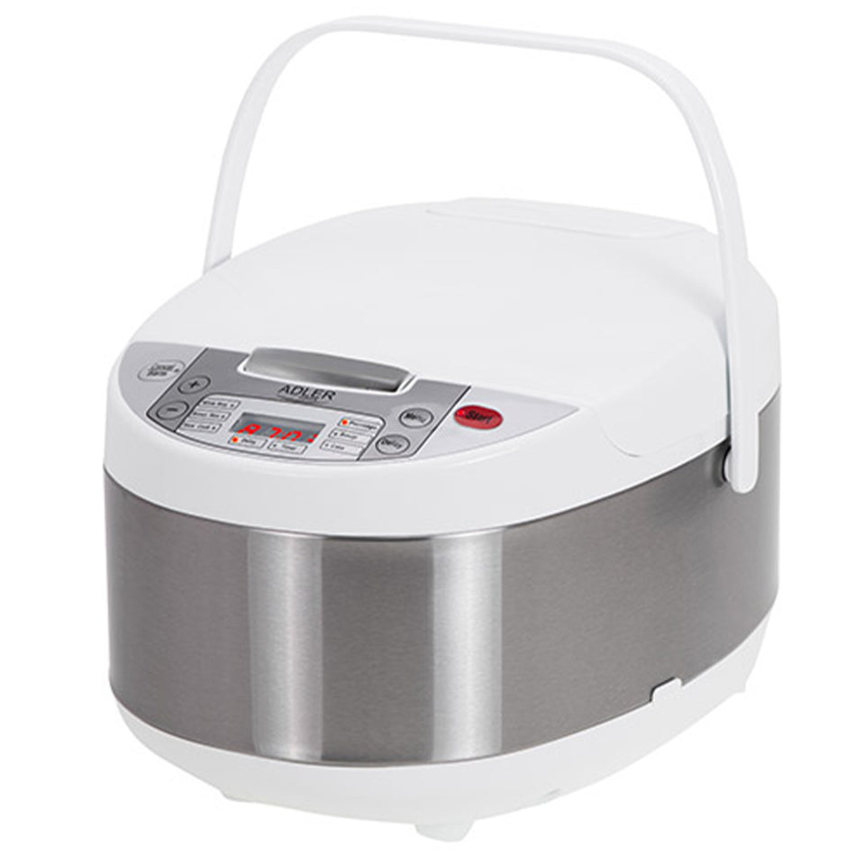 Adler 6 In 1 Multi Cooker 3.25 L 700 W White/Silver