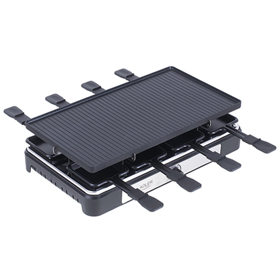 Adler Electric Grill Raclette 1400 W Black