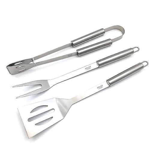 Adler Grill Utensil Set In An Aluminum Case