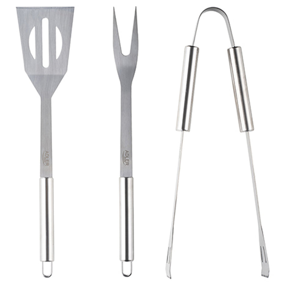 Adler Grill Utensil Set In An Aluminum Case