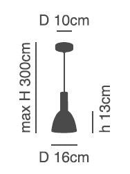 SE21-GM-4-MS2 ADEPT TUBE Gold Matt Pendant Black Metal Shade+