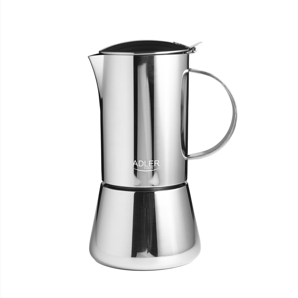 Adler Espresso Coffee Maker 350 Ml Silver Steel