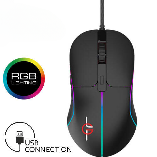 Lamtech 7 Button Rgb Usb Gaming Mouse 6400 Dpi 'Uranus'
