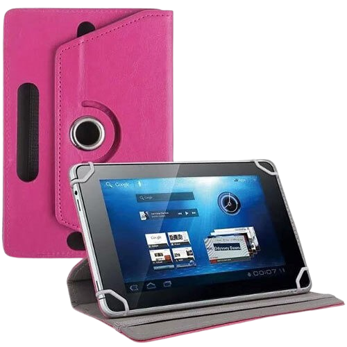 Lamtech Housse Universelle Rose pour Tablette 10.1' 10.4' avec Rotation à 360°