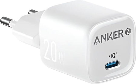 ANKER WALL CHARGER 20W 1 PORT TYPE-C WHITE