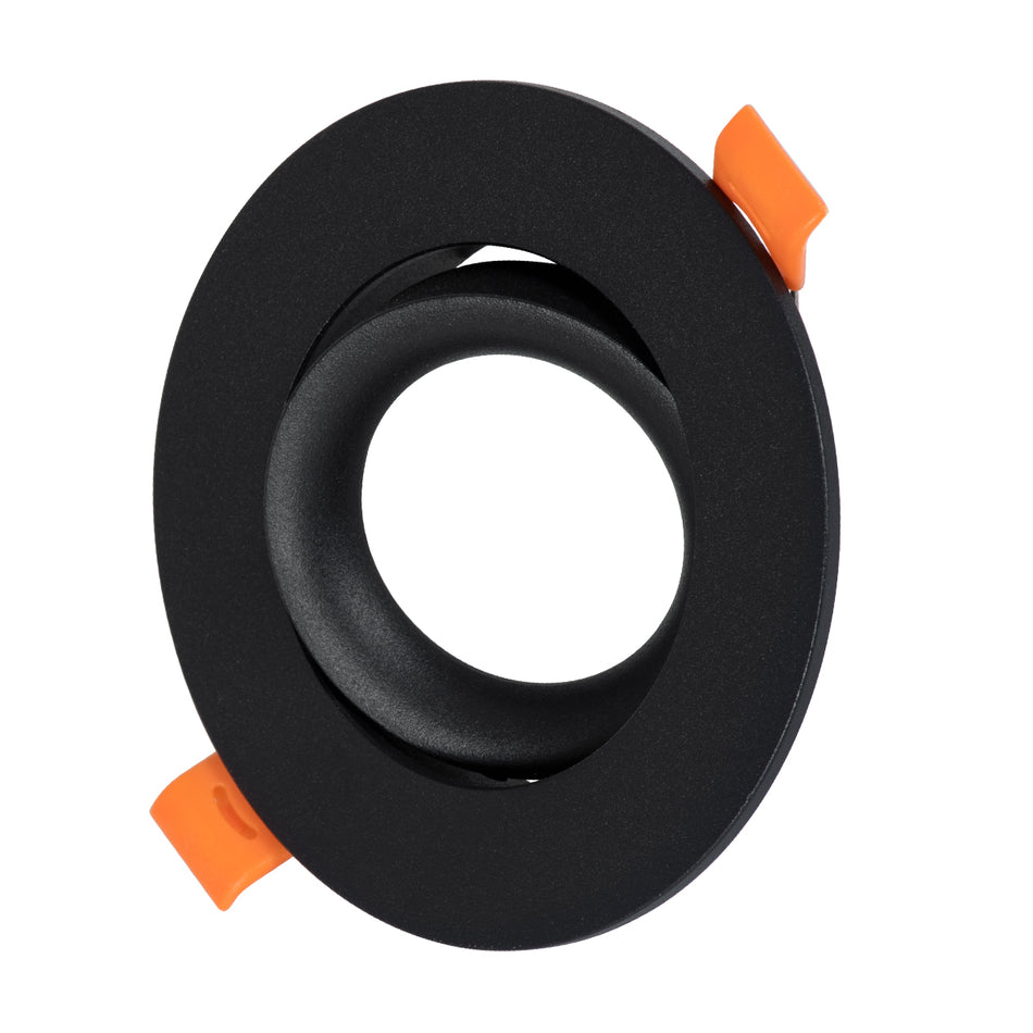 Beweglicher runder Deckeneinbaustrahler OMEGA für MR16/GU10-Lampe – IP20 – Aluminiumguss – 5 Jahre Garantie