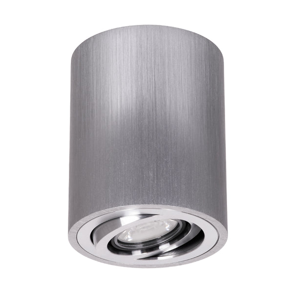 AKIRA Surface Moving Round Aluminium Spot Light mit GU10 AC 220–240 V IP44 – 5 Jahre Garantie