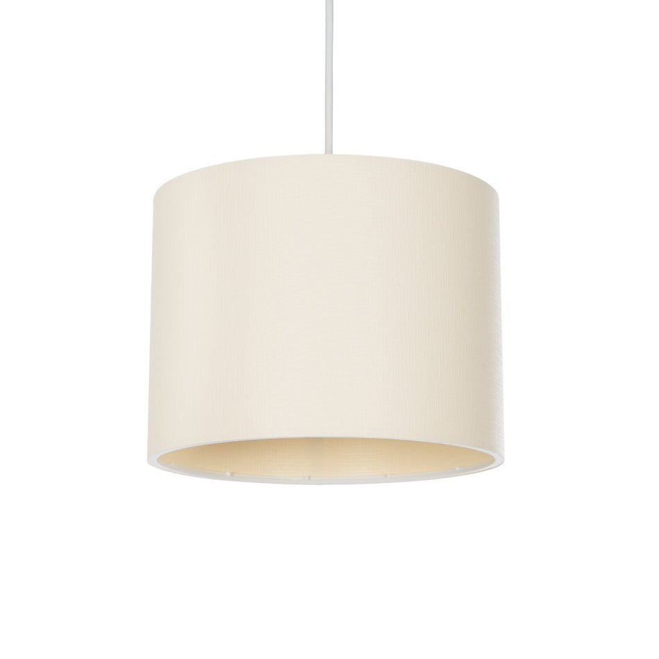 GLOBOSTAR® BLAZE 203-0106 Μοντέρνο Κρεμαστό Φωτιστικό Οροφής με Ντουί 1 x E27 AC 220-240V IP20 - Μπεζ - Μ22 x Π22 x Υ20cm