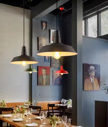 SE21-BL-35 SPACE PENDANT LAMP BLACK E27 35x100cm IP20 220V 2 YEARS WARRANTY