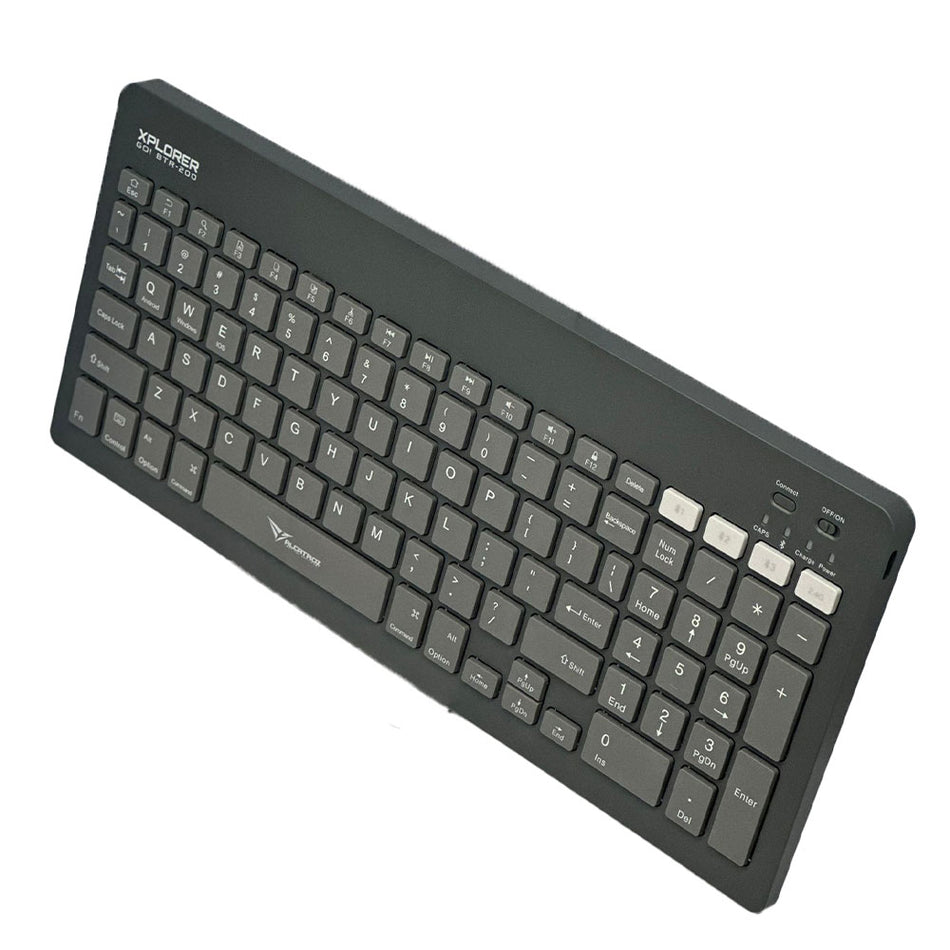 Alcatroz Wireless Keyboard Xplorer Go! Btr 200 Slate