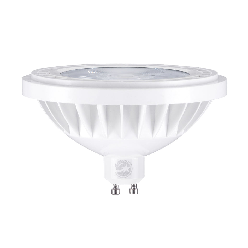GLOBOSTAR® BEAMAR 60132 Σποτ GU10 AR111 LED 15W 1500lm 12° AC 220-240V IP20 Ψυχρό Λευκό 6000K Dimmable - Μ11 x Π11 x Υ6.6cm - 3 Χρόνια Εγγύηση
