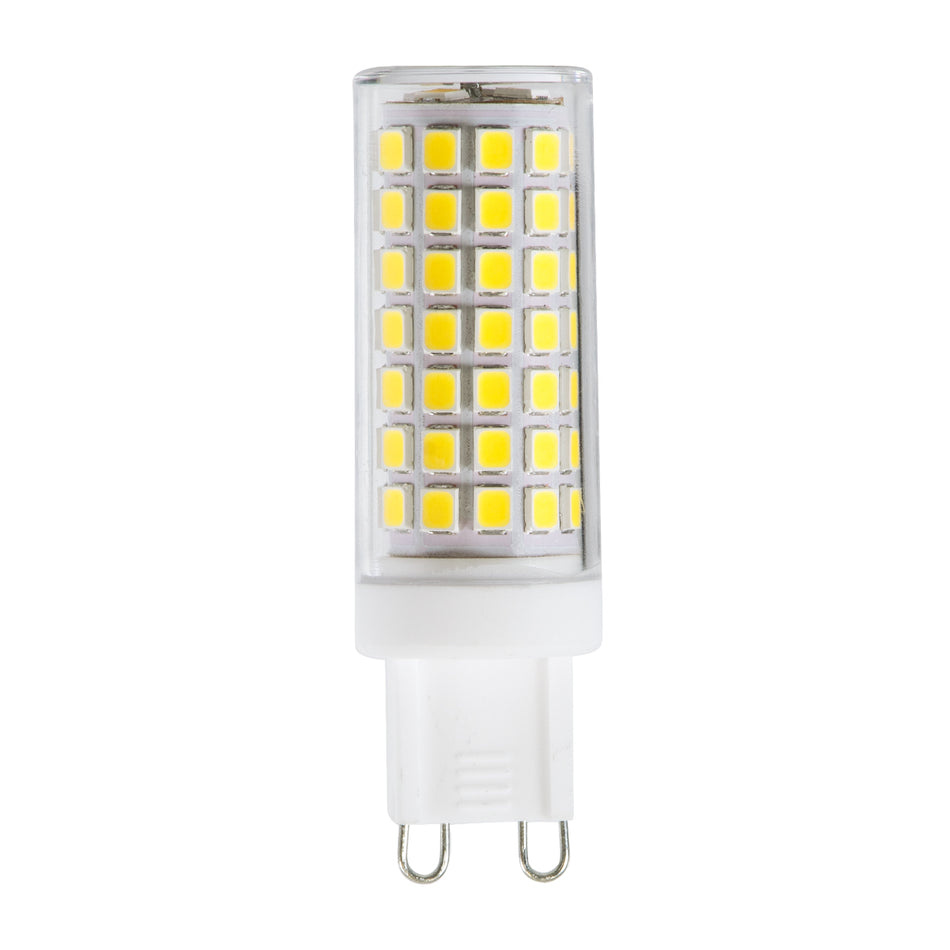 GLOBOSTAR® TUBΙTO 60390 Λάμπα G9 63mm LED 4W 584lm 360° AC 220-240V IP20 Ψυχρό Λευκό 6000K Dimmable - Lumileds SMD Chip - Μ1.8 x Π1.8 x Υ6.3cm - 3 Χρόνια Εγγύηση