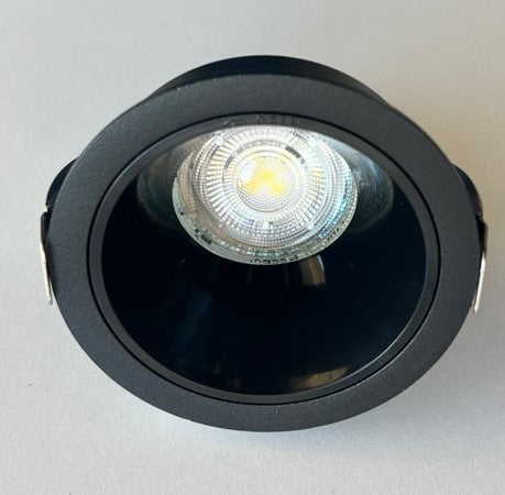 SE-SP-INC-R-BL DEPO SPOT COMPONENT RECESSED INCIDE CUP BLACK GU10 FOR SPOTLIGHT CIELO AND TRIXI