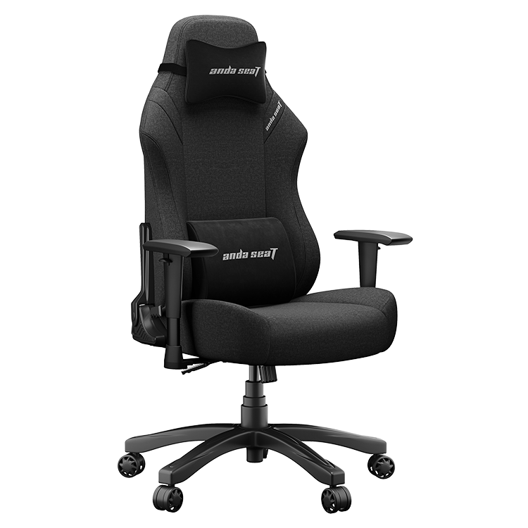 ANDA SEAT Gaming Chair LUNA Large Dark Grey Fabric