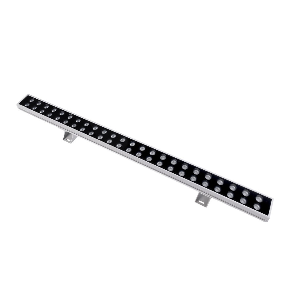 WASHERMOZA 90163 Μπάρα Φωτισμού Wall Washer LED 48W 4080lm 10-30° DC 24V Αδιάβροχο IP66 Πολύχρωμο RGB Dimmable - Bridgelux SMD Chip - Γκρι Ανθρακί - Μ100 x Π8.5 x Υ4cm - 3 Χρόνια Εγγύηση