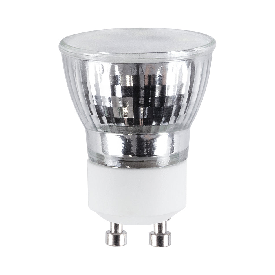 76006 Σποτ LED GU10 MR11 4W 400lm 120°  με Λευκό Γαλακτερό Γυαλί Ψυχρό Λευκό 6000K - 2 Χρόνια Εγγύηση