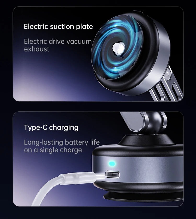 Electric suction and USB-C charging details