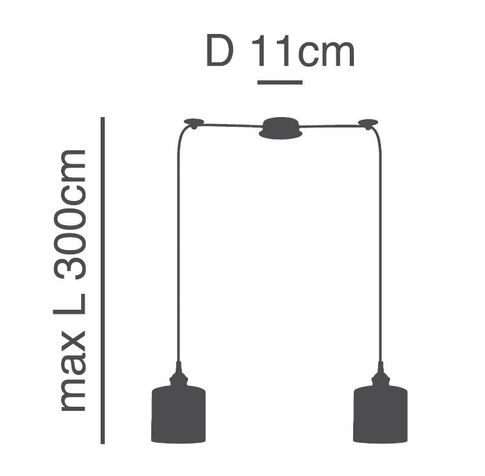 SE21-BR-10-BL2-SH3 MAGNUM BRONZE  Brown Shade Pendant+