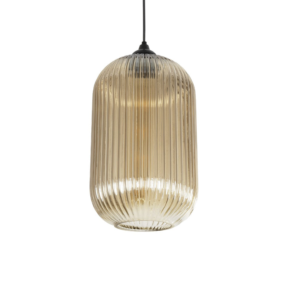 MELONI 206-0020 Μοντέρνο Κρεμαστό Φωτιστικό Οροφής με Ντουί 1 x E27 AC 220-240V IP20 - Mελί - Μ20 x Π20 x Υ38cm