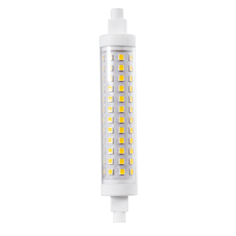 GLOBOSTAR® TUBINI 60397 Λάμπα R7S 118mm LED 12W 1404lm 360° AC 220-240V IP20 Φυσικό Λευκό 4500K - Lumileds SMD Chip - Μ11.8 x Π2.2 x Υ2.2cm - 3 Χρόνια Εγγύηση