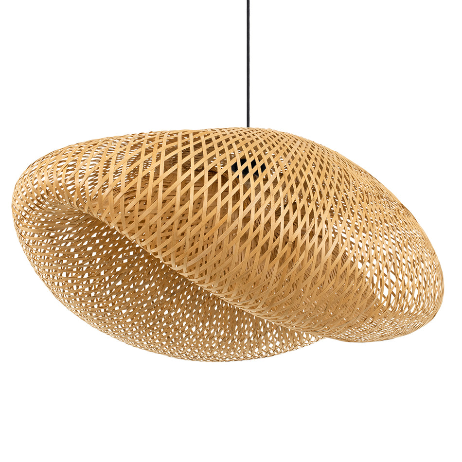 GLOBOSTAR® MEXICO 00720 Boho Κρεμαστό Φωτιστικό Οροφής με Ντουί 1 x E27 AC 220-240V IP20 - Μπεζ - Μ85 x Π55 x Υ36cm