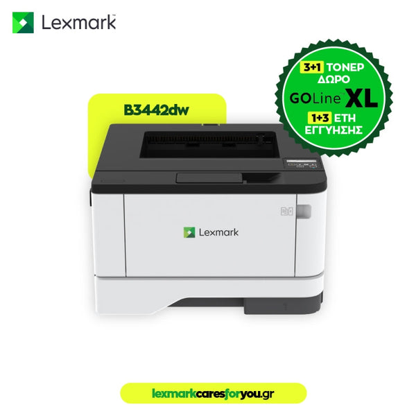 Εκτυπωτής Laser Ασπρόμαυρος Lexmark B3442dw