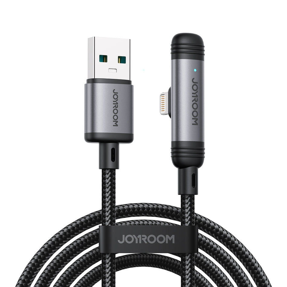 Joyroom S-A56 EnjoyX Series 90° USB-A - Lightning 3A Καλώδιο Φόρτισης 1.2m
